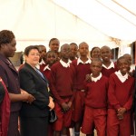 Sauri Millennium Village school children