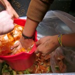 The “Rocket,” a food composter in Ruggles Hall at Columbia