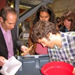 Gerardo Soto from NATH Sustainable Solutions and students Aida Conroy and Adam Formica