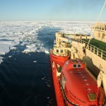 The ice-breaking ship R/V Nathaniel B. Palmer